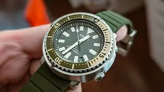 Watch U Strappin'?! Ep. 392 - Seiko Prospex SBDY075 Safari Green Tuna