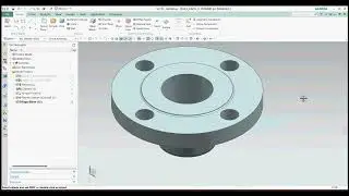 Modelling Of Weld Neck Flange On NX Unigraphics
