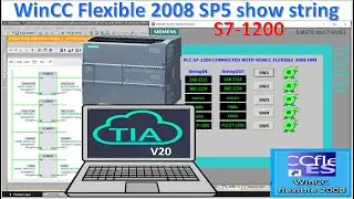 How to move String and show String on HMI using PLC S7-1200