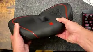 Comfortable Memory Foam Oversized Bike Seat Cushion Extra Wide Soft