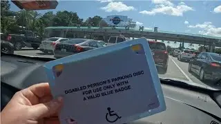 Does a UK Blue Badge work in FLORIDA? Universal Studios | May 2024 | Florida Vlogs