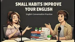 ENGLISH TALK CLASS | Small Habits Improve English Skill | Real English Conversation Podcast