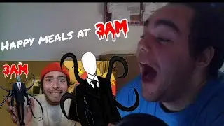 Reaction on Jester Happy meal 3am (Slenderman is Real!😱😱)