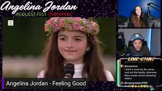 Angelina Jordan - Feeling Good [REACTION] REQUEST FESTS ANGELINA SPECIAL