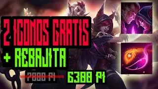 2 iconos gratis + Rebajita | Nuevos campeones lol reabajados