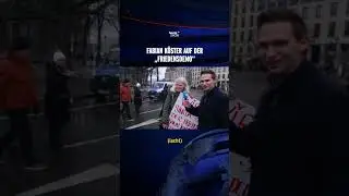 Fabian K&ouml;ster auf der &bdquo;Friedensdemo&ldquo; | heute-show #shorts