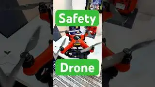 Safety Drone with a thermal camera and winch system, can locate a person and deliver a life jacket !