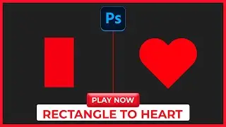 heart shape create in photoshop #gfxtechniques #gfxt #shorts