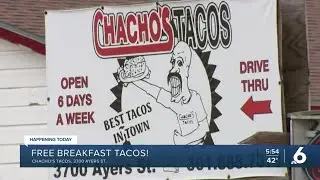 Chacho's Tacos and Chief Taco Officer team up for free breakfast taco week