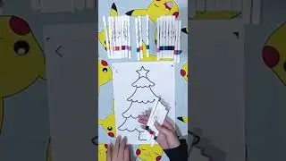 Coloring Challenge 🎨 by using chits 🤐😱 #asmr #coloringadventure #art #drawing