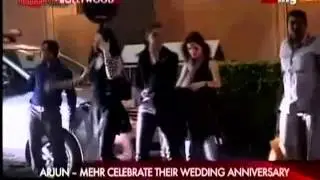 Arjun Rampal - Mehr Jesia Celebrate Their Wedding Anniversary