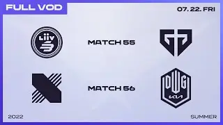 LSB vs GEN - DRX vs DK | 2022 LCK Summer Split