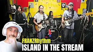 REACTION to FRANZ Rhythm‬ - Islands in the Stream (Bee Gees) FAMILY Band COVER