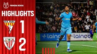 RESUMEN | U. E. Rub&iacute; 1-2 Athletic Club | Copa 2023-24 Primera Ronda