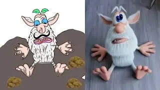 Laugh with Booba Bubble Gum - Grapes Funny Drawing Meme 🤣 Funny Cartoon Compilation Video