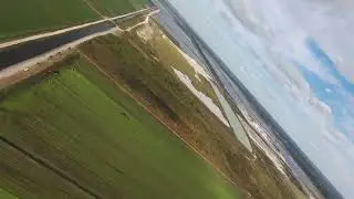 Birds Eye View / Sugar Cane Fields / Palm Beach County Florida / Parrot Disco Fixed Wing Drone