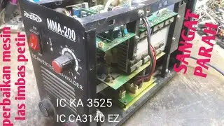 cara memperbaiki mesin las mati total dan cek tegangan irfz24 irz9z2
