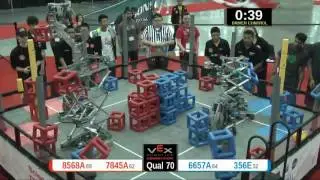 2015 VRC Sci Q70 - 8568A 7845A vs 6657A 356E - 60 to 43 - VEX Worlds 2015 - Science Division