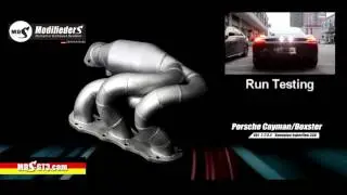 981 Cayman with MDSExhaust Hyperflow® Downpipe