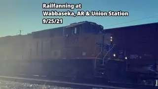Railfanning at Wabbaseka, AR & Union Station. 9/25/21