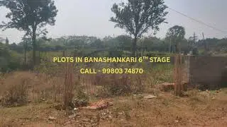 40x70, BMRDA PLOT@3.36 CRORE IN BANASHANKARI NEAR SHOOTING ROAD,BENGALURU