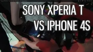 Sony XPERIA T vs IPHONE 4S hands on comparison