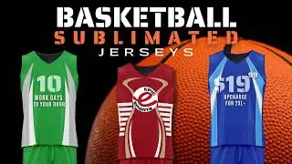 Custom Sublimated Basketball Jerseys - Only $19.99 | Fast Delivery at EpicSports.com #basketball