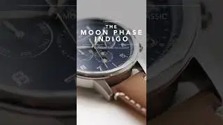 🌖 Elegant Night Sky Watch: Fromanteel Watches Moon Phase Indigo &ndash; Swiss Moon Phase Watch 🌟