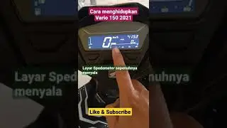Cara Menghidupkan Honda Vario 150 | 2021