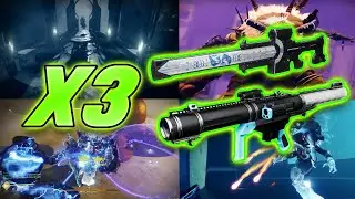 Izanagi's Burden & Palmyra-b VS All Dungeon Bosses [Destiny 2]