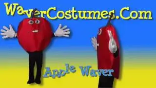 Apple Mascot Waver