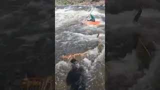 Peter kayaking Dillon falls 1200 cfs #kayaking #kayak #whitewater
