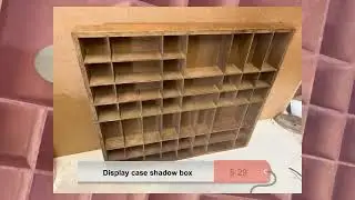 Display case shadow box
