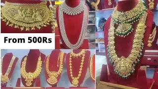 Rental Jewellery starting from Rs500 🤷//bridal & temple jewellery sets😘//Kannada vlogs ❤️