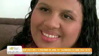 Bebê arco-íris é o rostinho de abril do “Calendário do Bebê 2026” de SV - 22/12/25