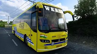 NWKRTC Airavat Club/Gold Class Volvo 9400 B9R Multi Axle Bus