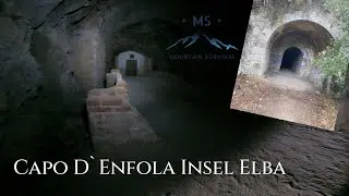 Insel Elba Passo del Monumento Stellungen, Naturschutzgebiet Capo D`Enfola Kirche Bunker
