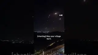 Israeli family cheers as missile falls on Palestinian town