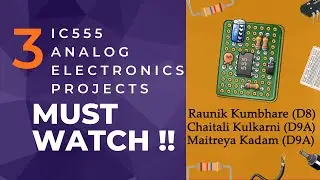 3 Easy Analog Electronics Projects | Adjustable Flashing LED | LED Switch | Latching Circuit
