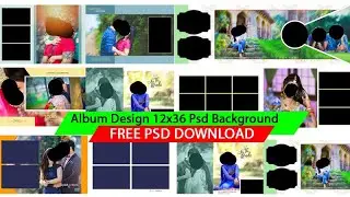 wedding album design 12x36 psd Free Download | wedding album psd 2021