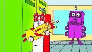 Numberblocks 8 doesn't care about NB10 who needs help - Numberblocks Fanmade Coloring Story