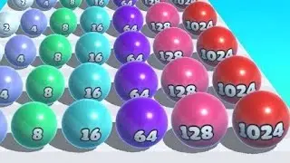 Ball Run 2048, AZ Run, Pancake Run ... Top TikTok Gameplay Video Satisfying Mobile Game Levels cvyy