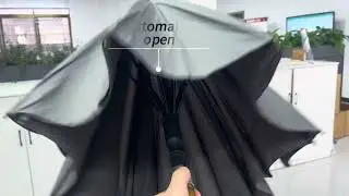 30inch wood handle automatic golf umbrella