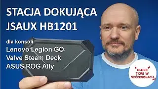 Stacja dokująca JSAUX HB1201 dla konsoli &lrm;Lenovo Legion Go, Valve Steam Deck, ASUS ROG Ally