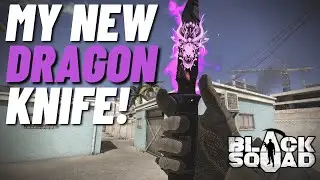 SHOWING OFF MY NEW DRAGON KNIFE IN PRESEASON COMP! (Black Squad)