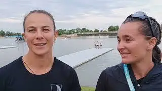 New Zealand K2 champions Lisa Carrington and Alicia Hoskin