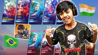 Brazil vs India Moba Legends: 5v5! First Gameplay #1