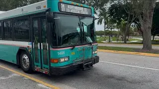 Palm Tran: 2014 40ft Gillig Low Floor Hybrid #1406 On Route 31 @ West Palm Beach VA Medical Center