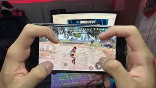 MATEI METADE DO MAPA JOGANDO S&Oacute; COM A ARMA DE PLASMA! FREE FIRE MOBILE