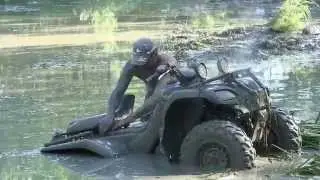 Somogybabod 2014 -  Recover quad from deep mud water